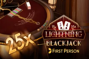 First Person Lightning Blackjack